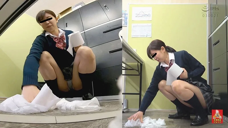 アルバイト面接 我慢出来ず...おしっこ漏らしちゃった女学生3 1/2（h_921hj00039）サンプル画像10