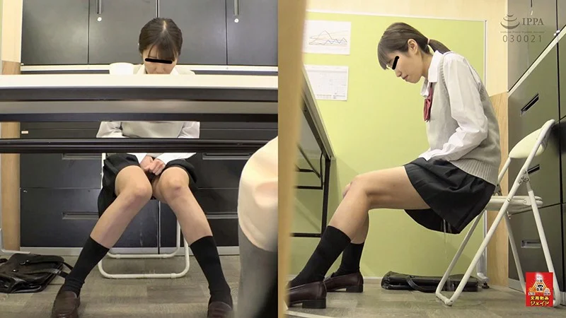 アルバイト面接 我慢出来ず...おしっこ漏らしちゃった女学生3 1/2（h_921hj00039）サンプル画像5